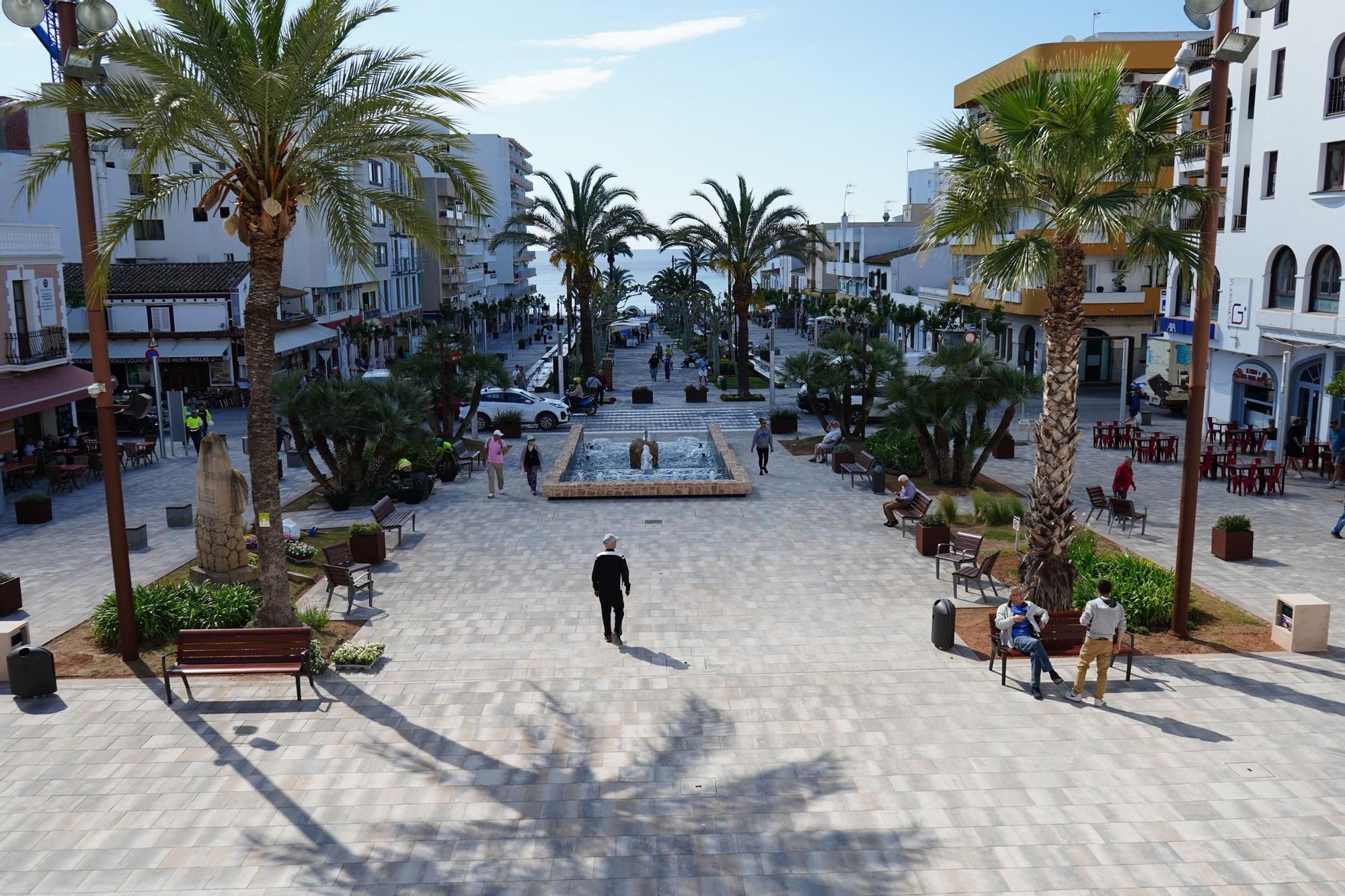 La nueva Plaza España de Santa Eulària
