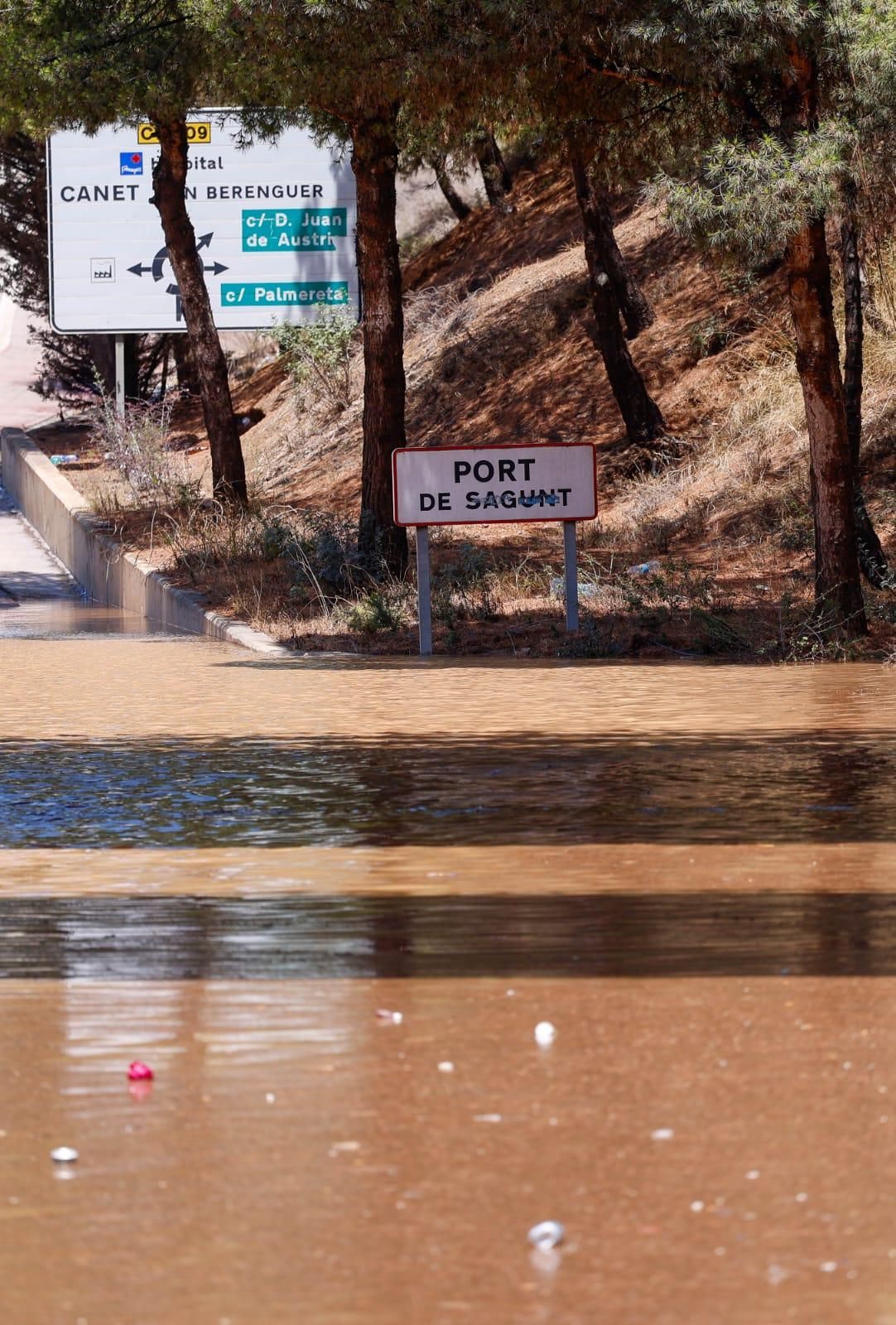 Los efectos del temporal en el Camp de Morvedre