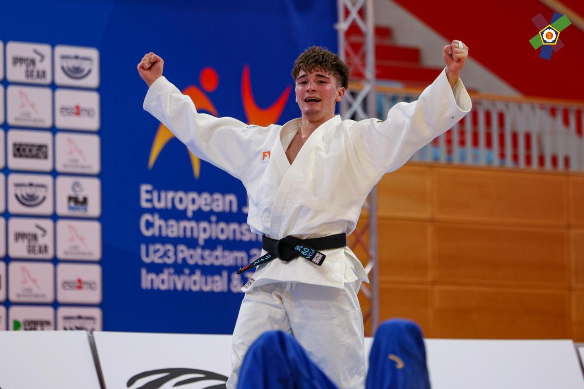 Luis Barroso (-60 kg), subcampeón en el Campeonato de Europa Sub-23.