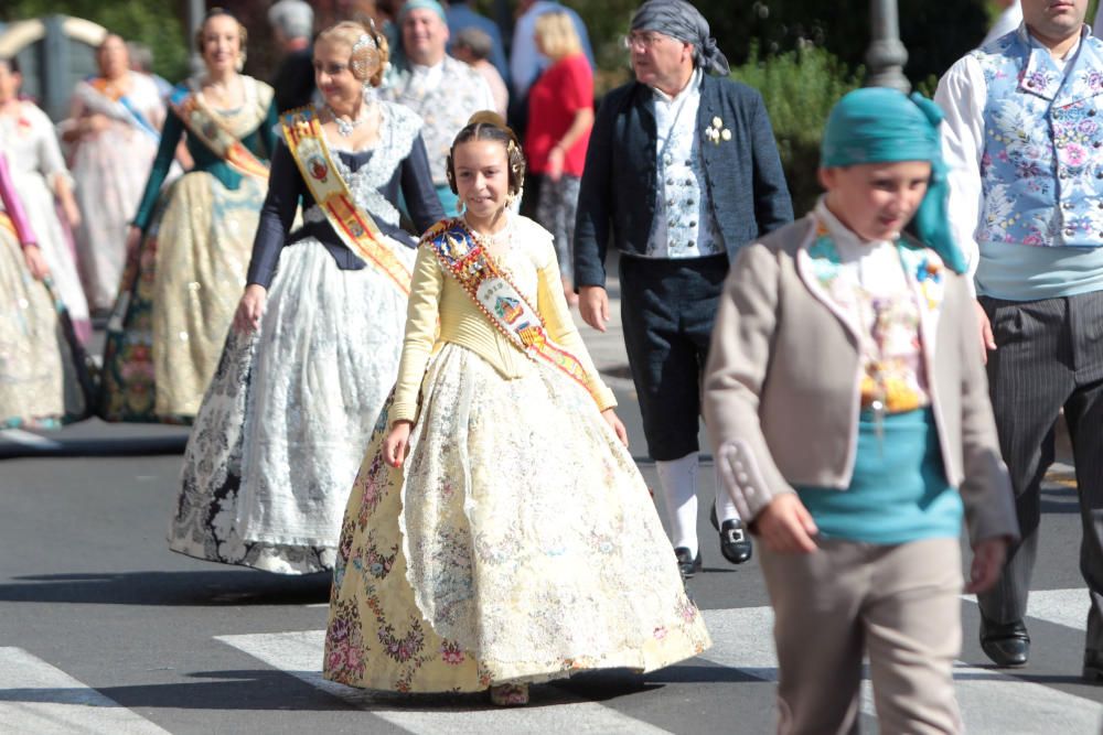 Homenaje a la Senyera de la agrupación de Fallas del Marítim