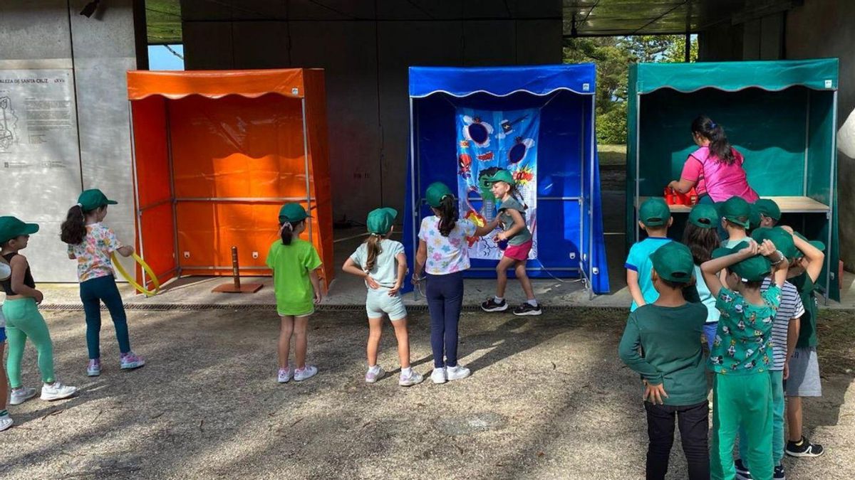 Edición del año pasado de la fiesta de despedida del curso escolar en A Guarda.
