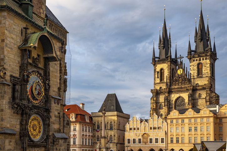 El reloj astronómico de Praga es el reloj medieval más famoso del mundo.