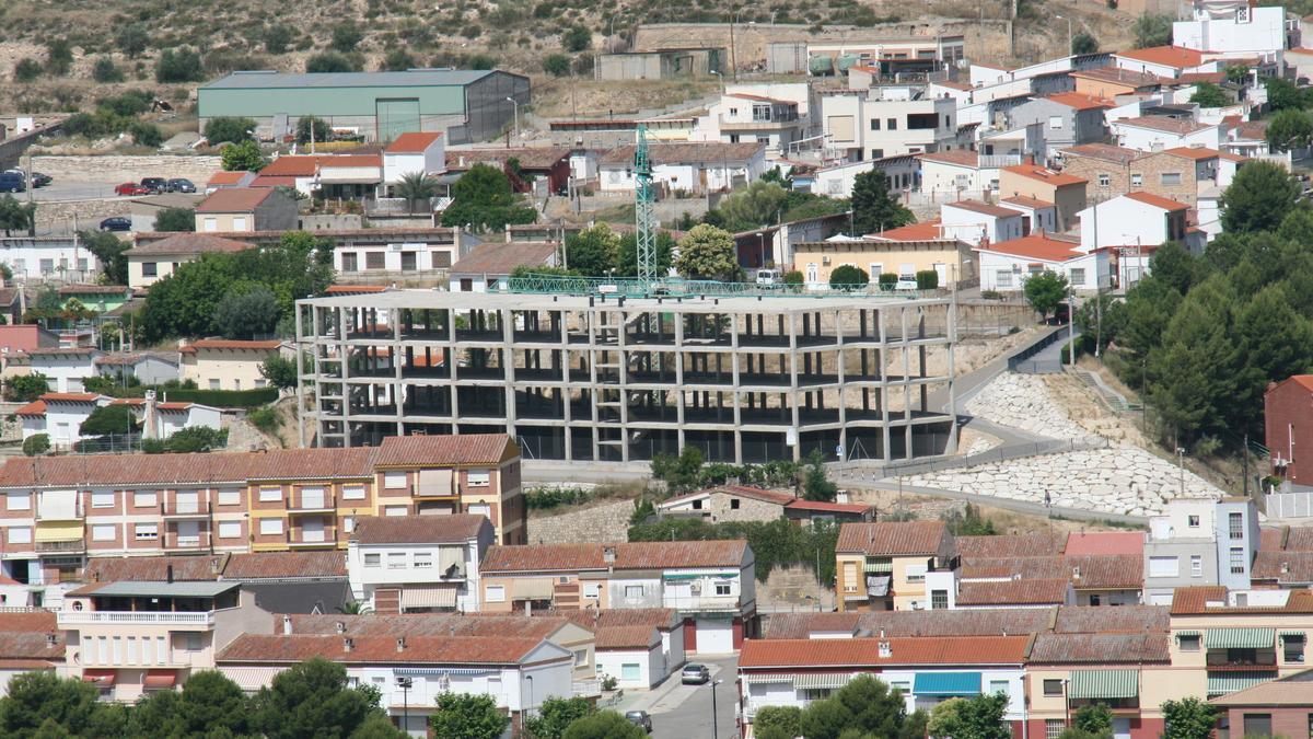 Estado actual de la residencia de mayores de Mequinenza.