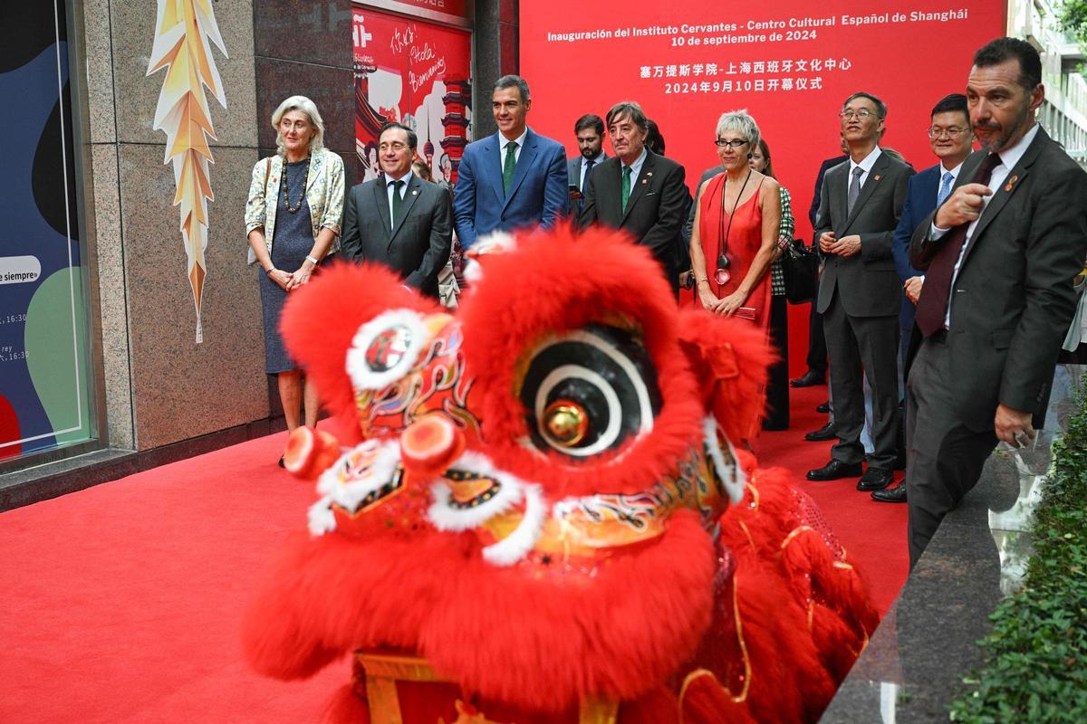 Pedro Sánchez inaugura el Instituto Cervantes de Shanghái