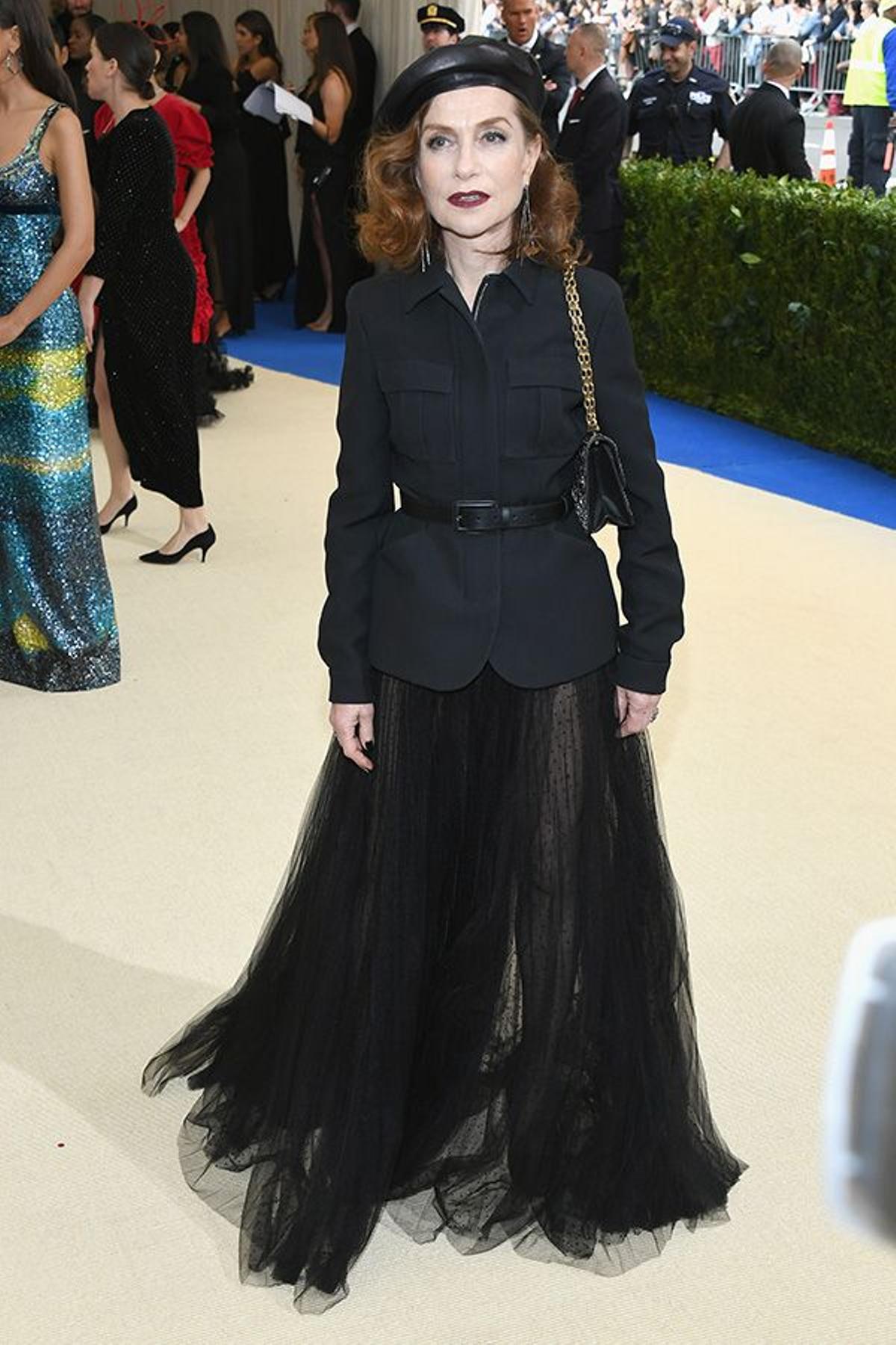 Isabelle Huppert en la Gala Met