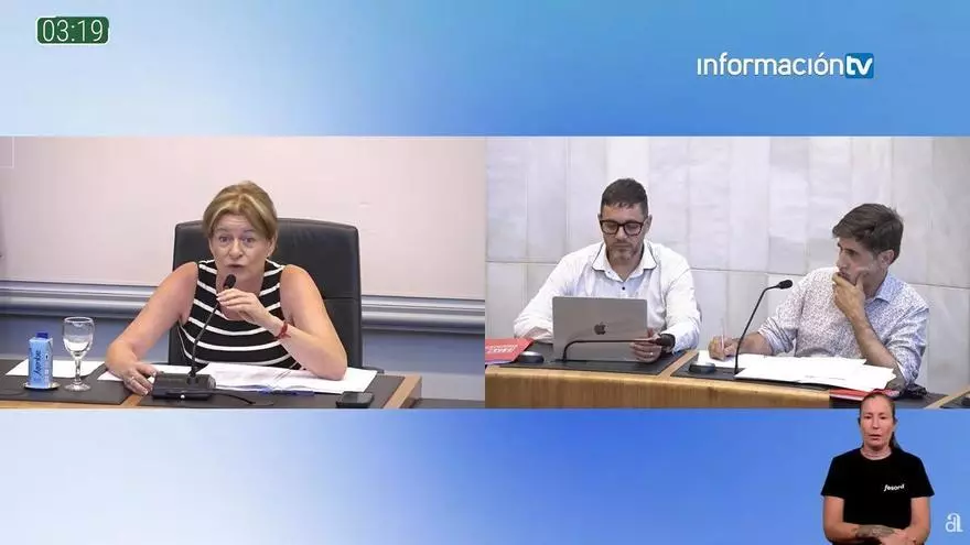 El pleno de la Diputación, marcado por las acusaciones a Mazón y el PP por el caso Baño