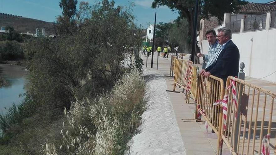 Las obras del Paseo del Genil abrirán una tercera vía peatonal