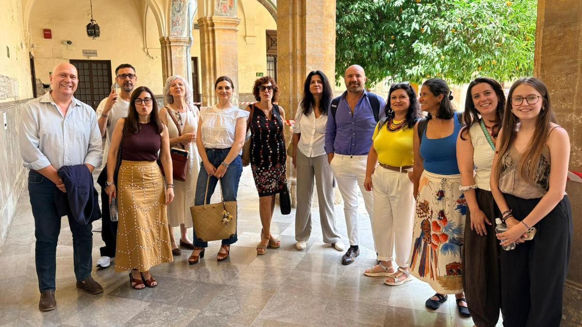 Reunión de la Alianza en el Hospital San Juan de Dios de Granada.