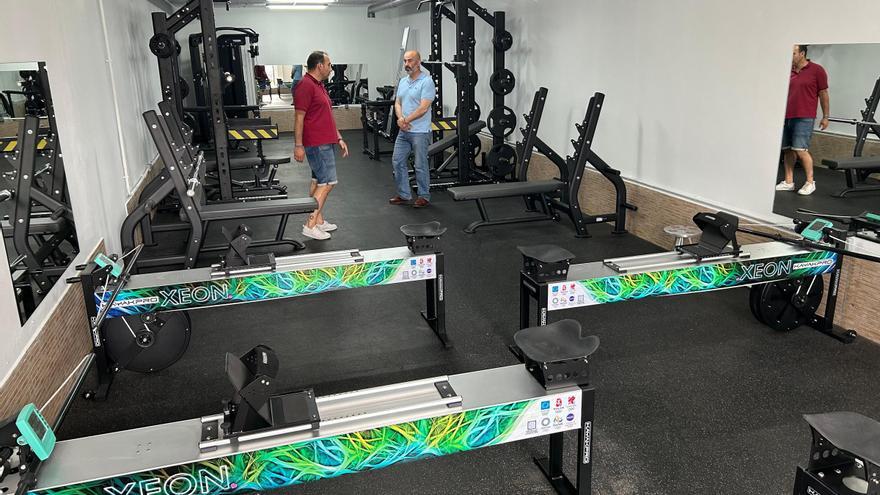 Abre un nuevo gimnasio para el entrenamiento de piragüistas de los clubes de Ribadesella
