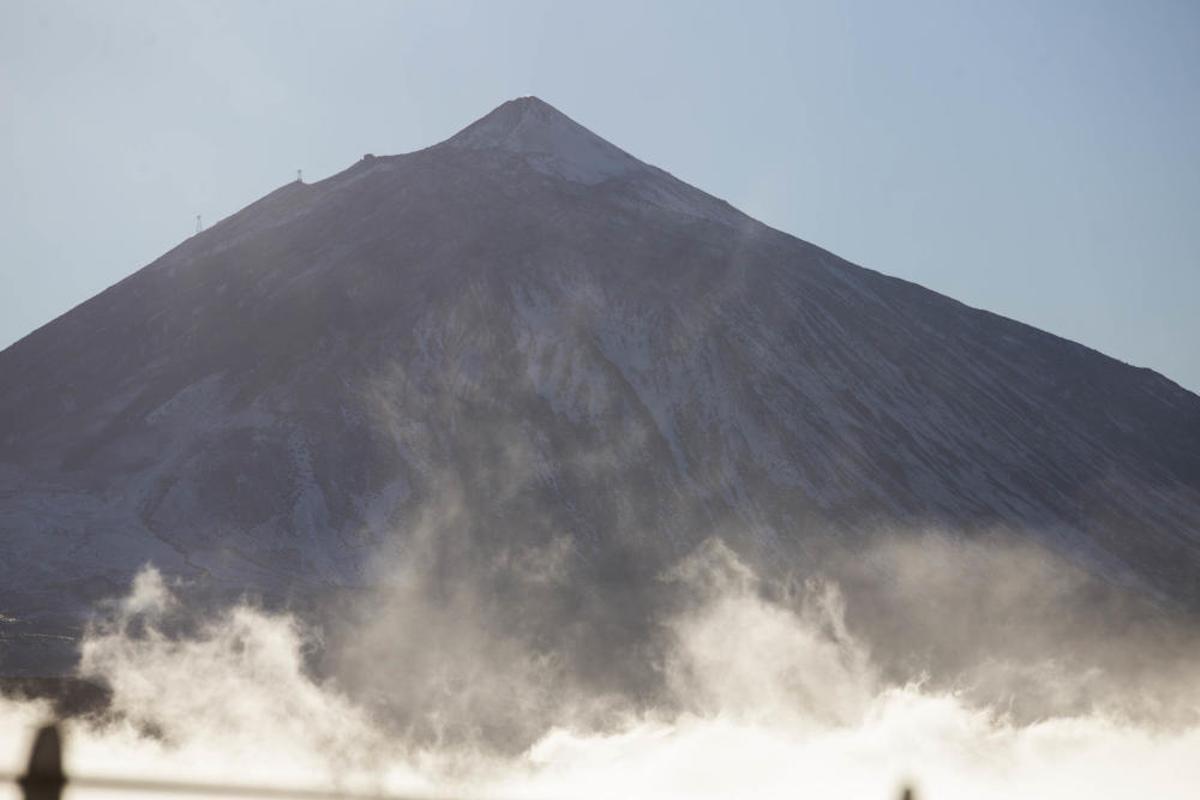 Primera nevada en el Teide