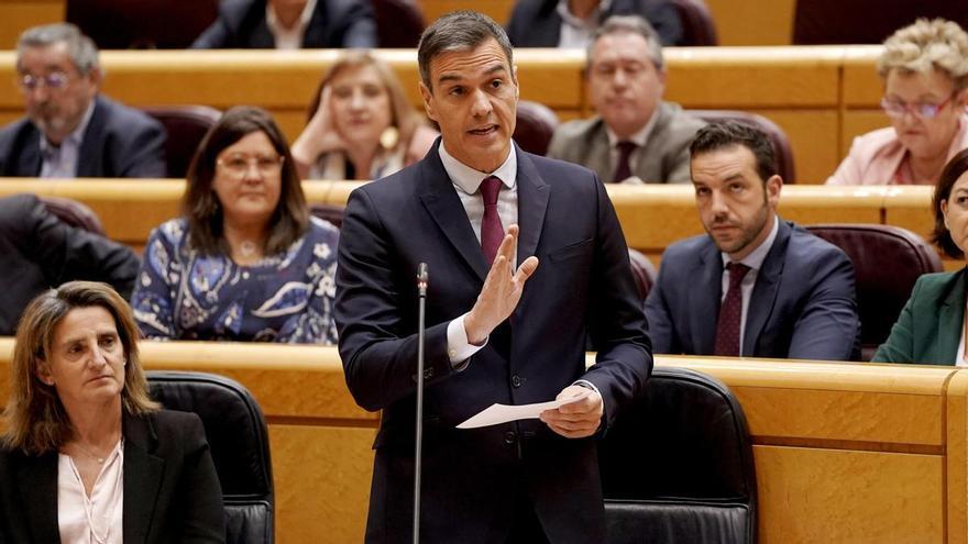 Sánchez: "La democracia española derrotó a ETA hace 12 años. ETA dejó de actuar, dejó de existir, salvo para el Partido Popular y para Vox"