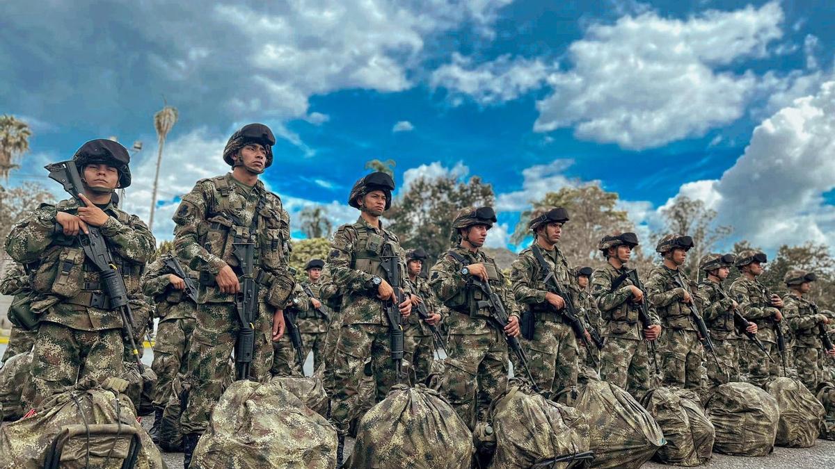 Militares del Ejército de Colombia en Cauca.