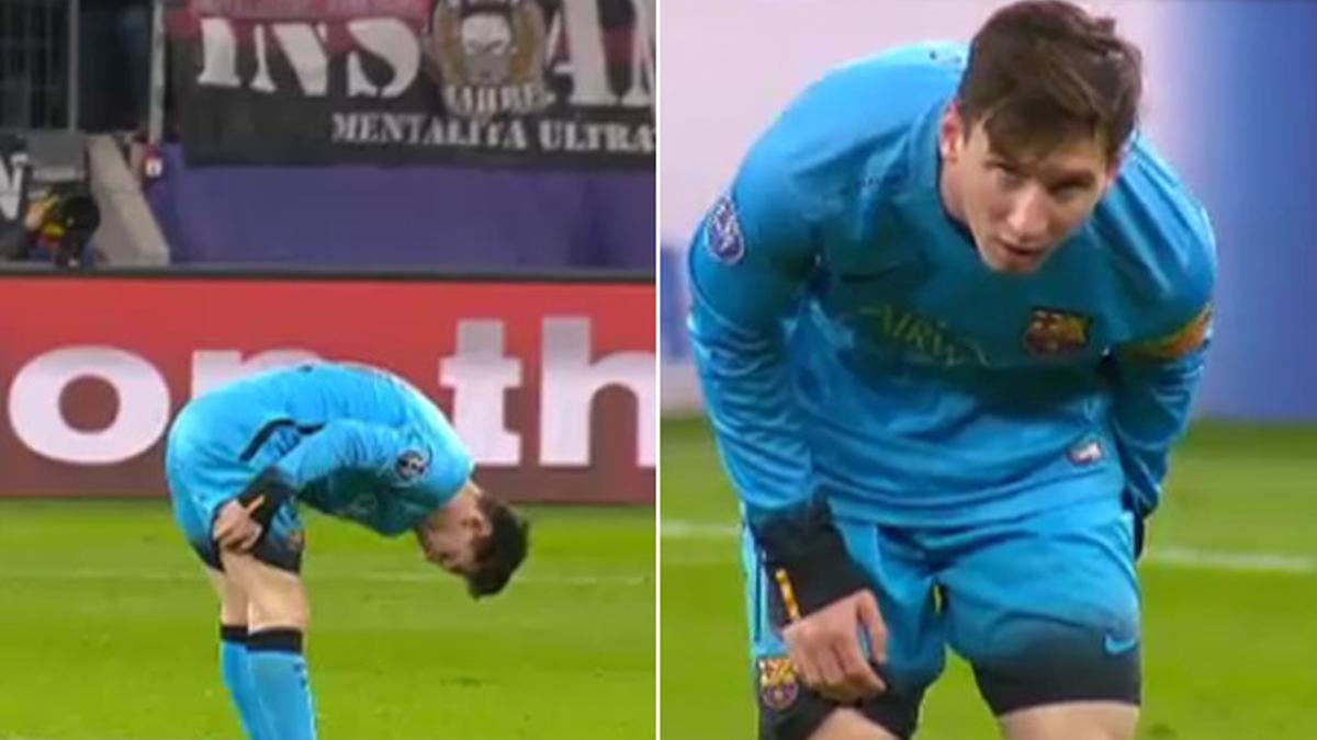 Las imágenes del Bayer-Barça no ofrecen duda: Messi siente molestias en el isquio