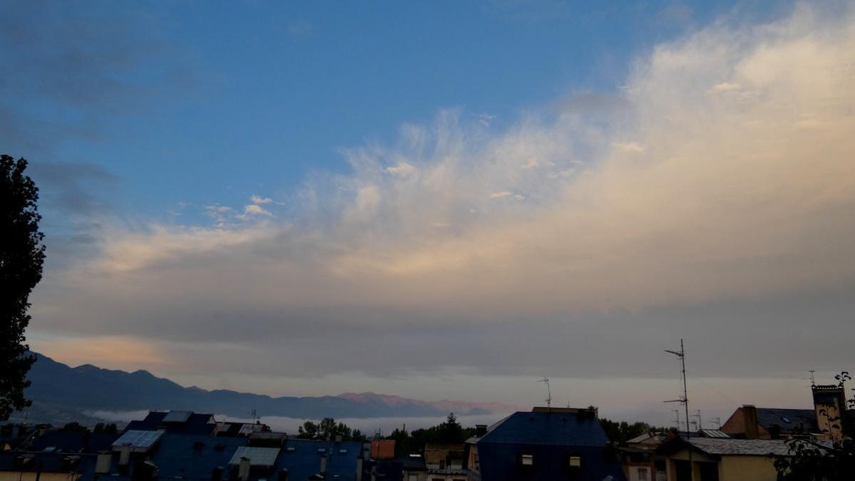 Puigcerdà des de l'observatori meteorològic de Jordi Queralt
