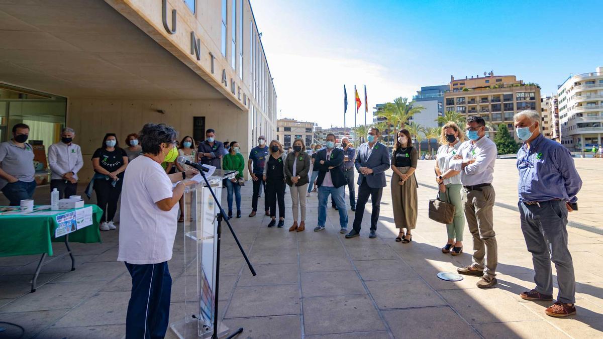 Lectura del manifiesto para conmemorar el Día Mundial de la lucha contra esta enfermedad.