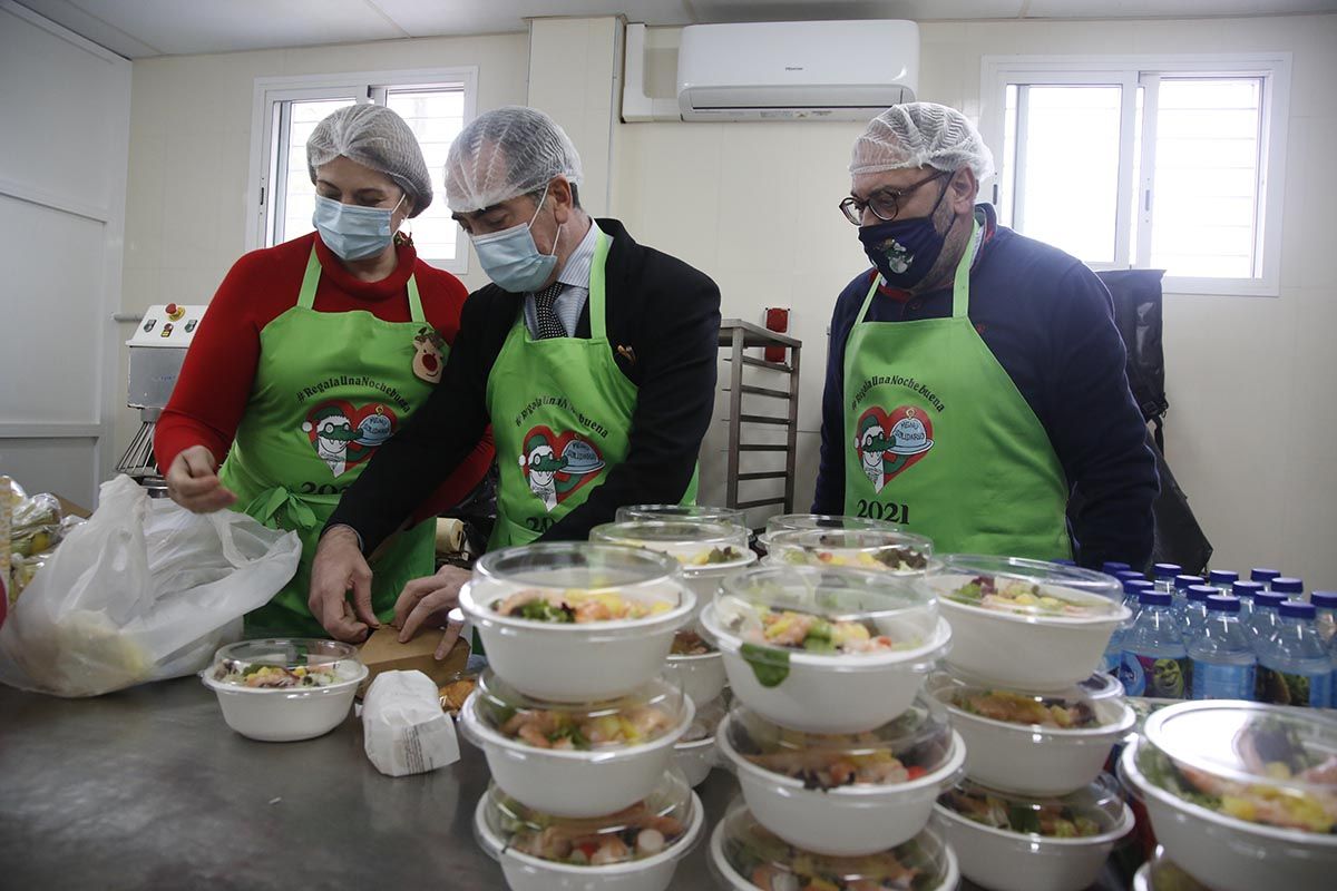 Los Cocinillas CCF cocinan 500 menús solidarios.