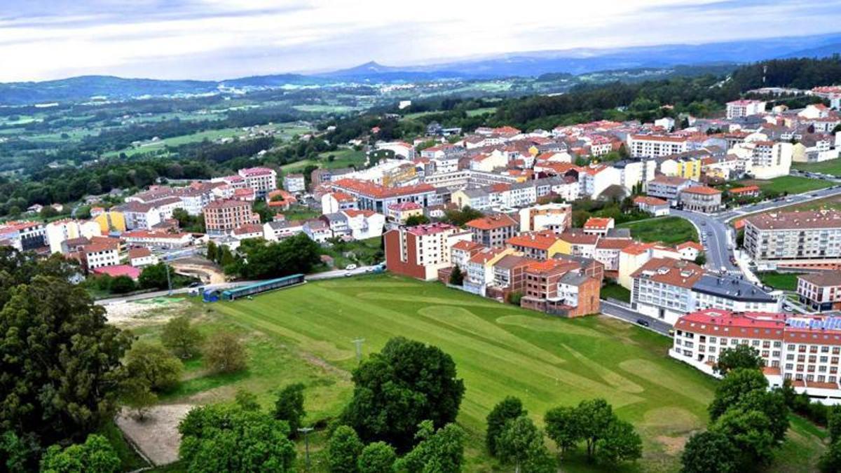 Vista aérea de Silleda.