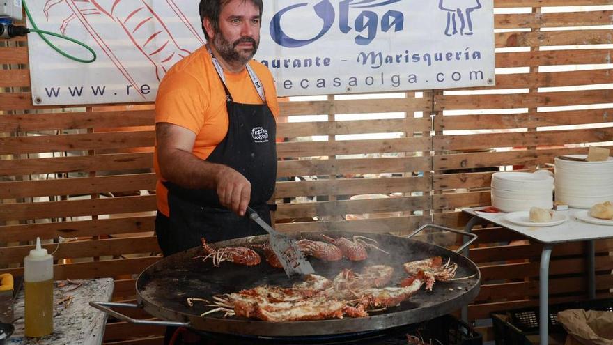 Y en A Guarda, la reina fue la langosta