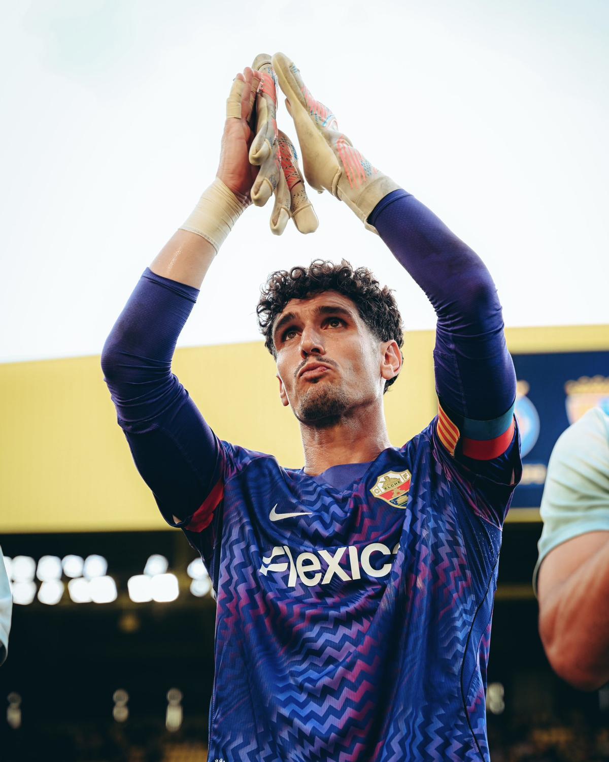 Matías Dituro agradece el apoyo a su afición al concluir el Villarreal-Elche