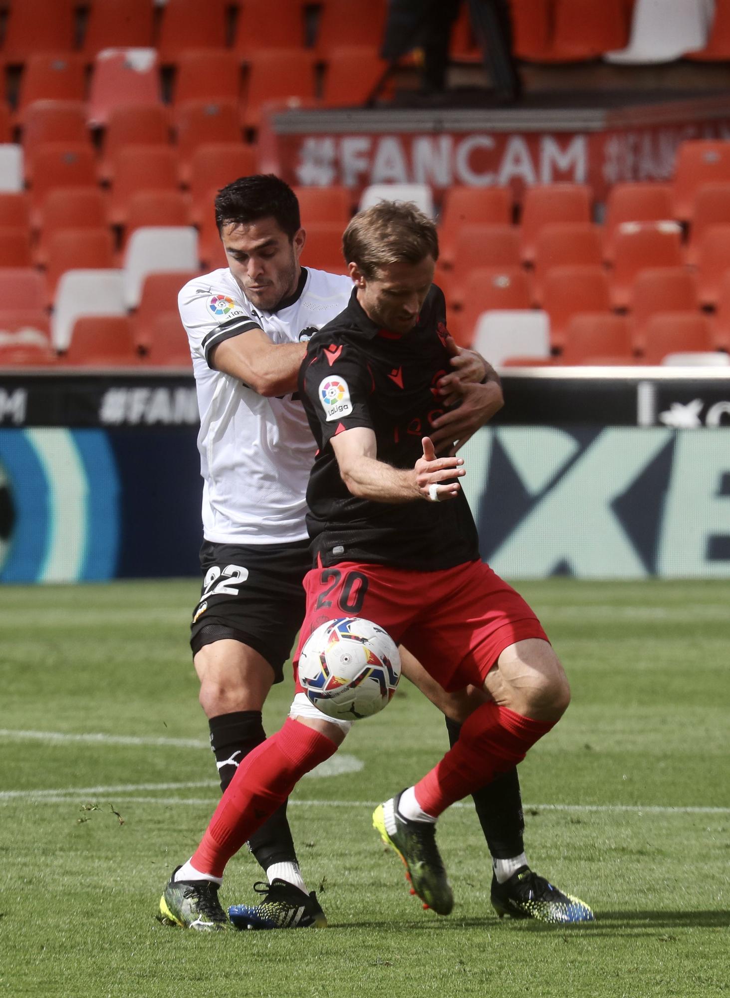 Las imágenes del empate entre el Valencia CF y la Real Sociedad