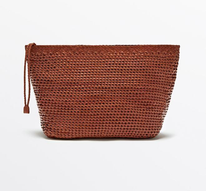 Bolso trenzado de Massimo Dutti