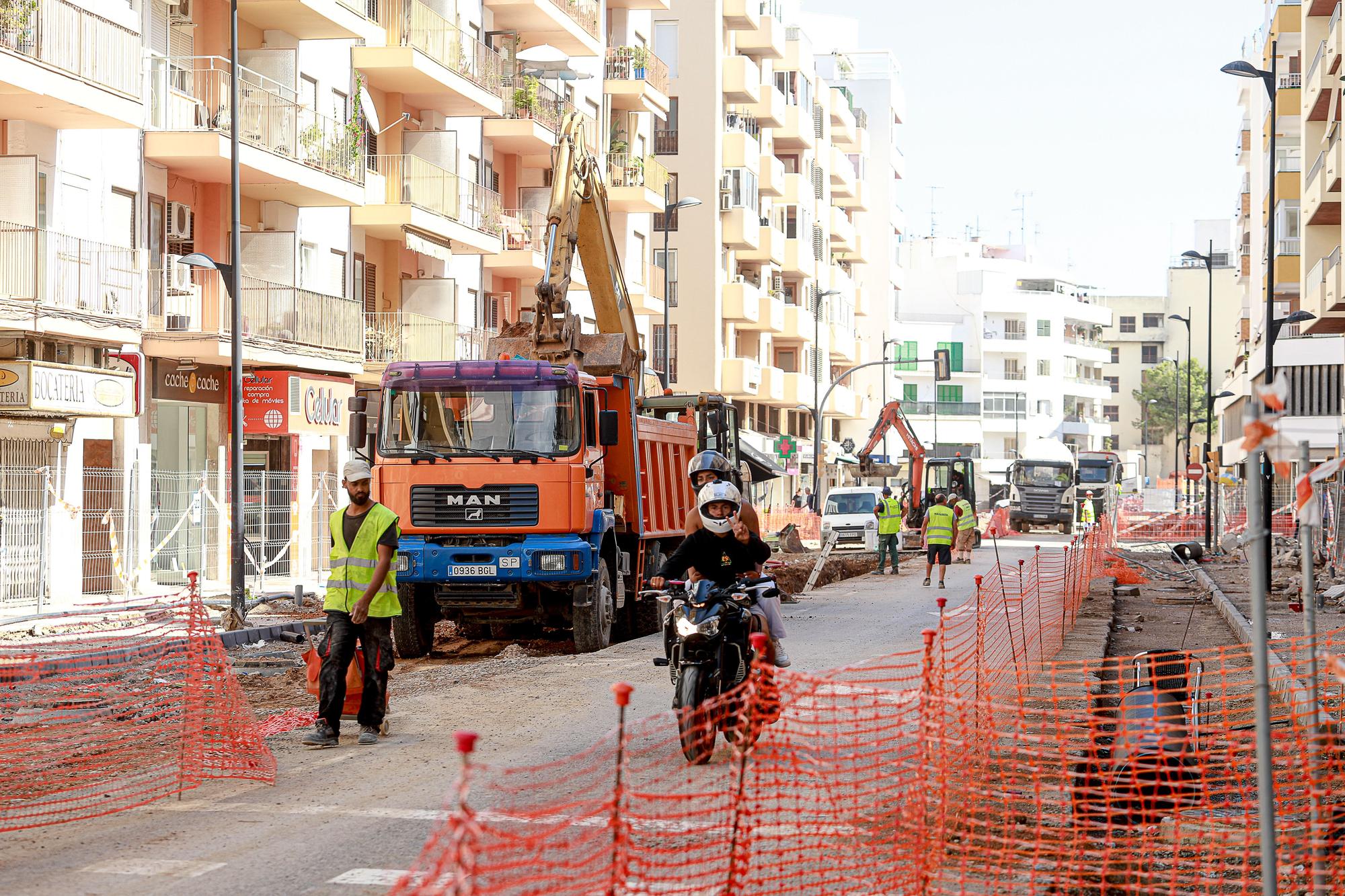 Avanzan los trabajos en la segunda fase de las obras de Isidor Macabich en Ibiza