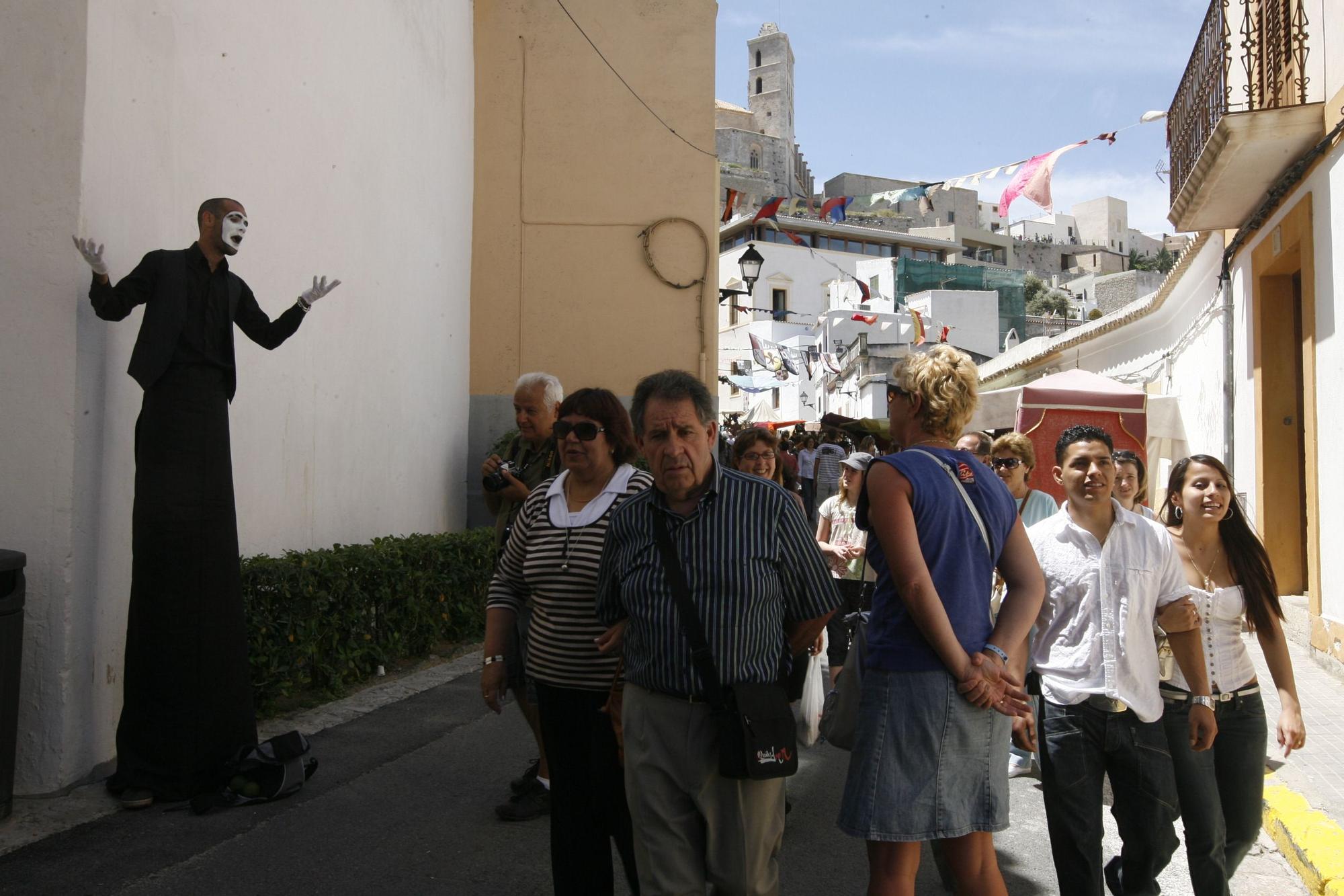 Edición de 2009 de la Feria Medieval de Ibiza.