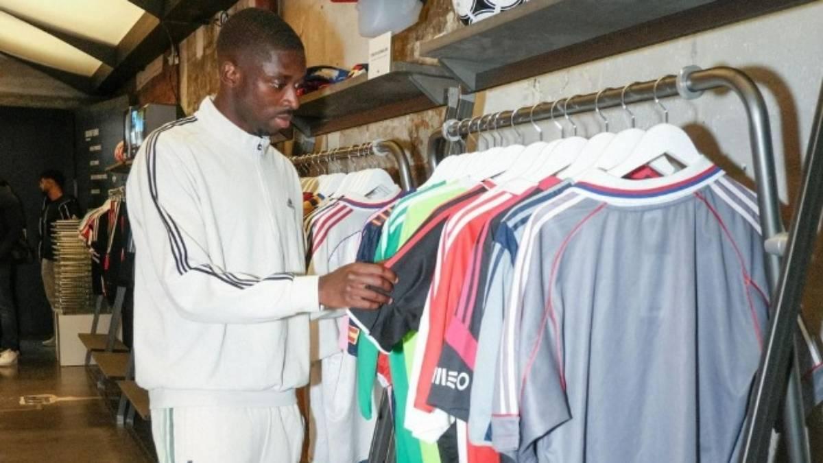 Dembélé visitó hace poco la fábrica de Adidas
