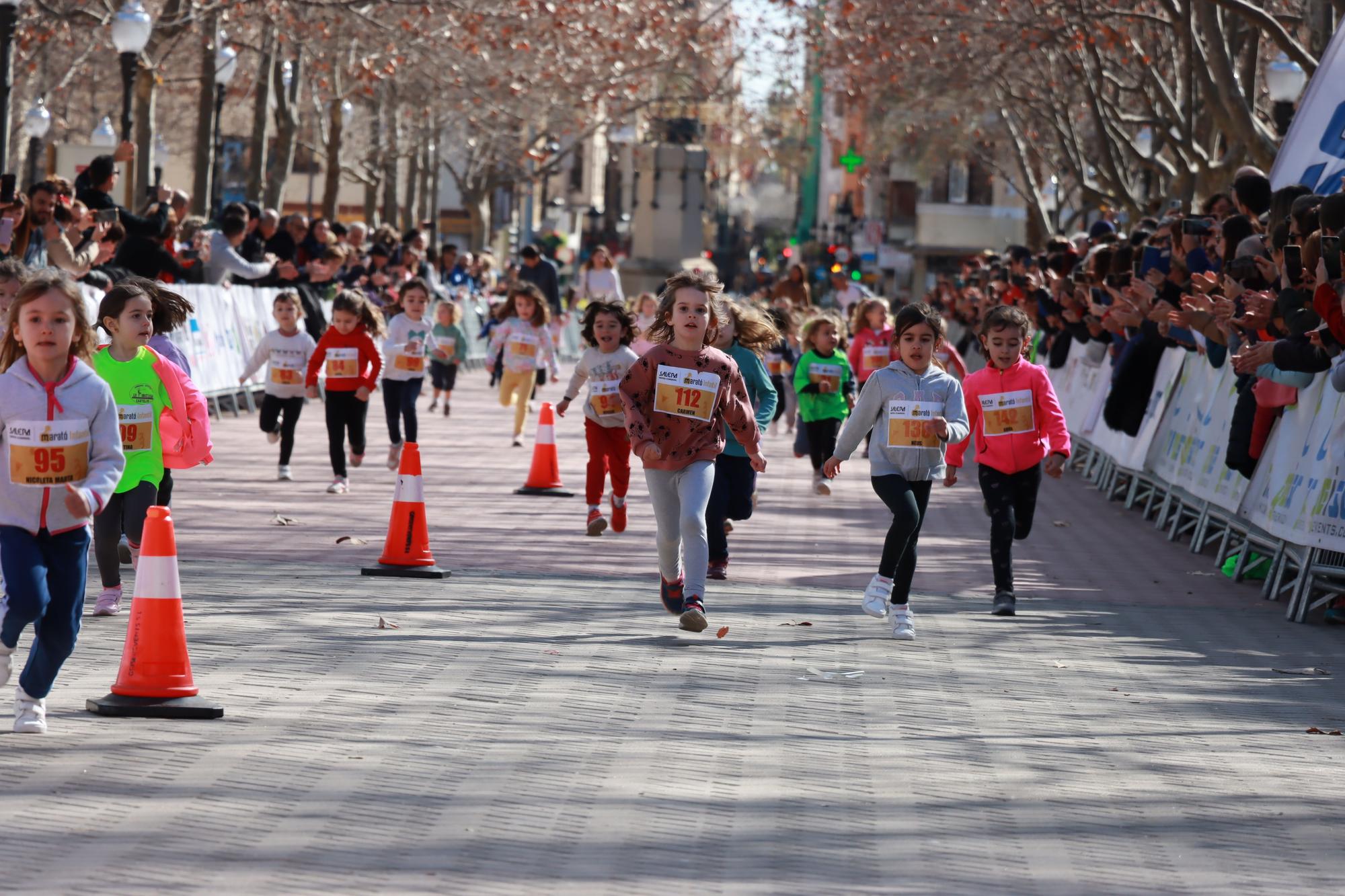 Las mejores imágenes de la maratón infantil en Castelló