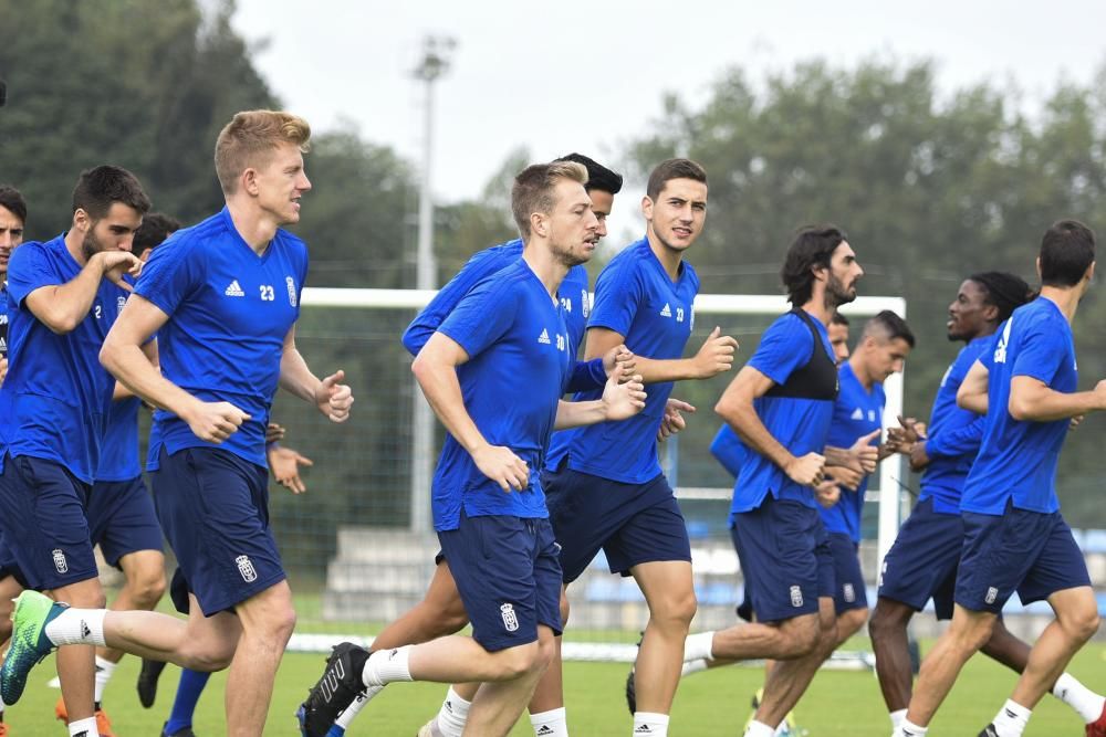 Entrenamiento del Oviedo