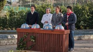 Pepe Rodríguez, Pepa Muñoz, Jordi Cruz y Samantha Vallejo-Nágera en Masterchef 12