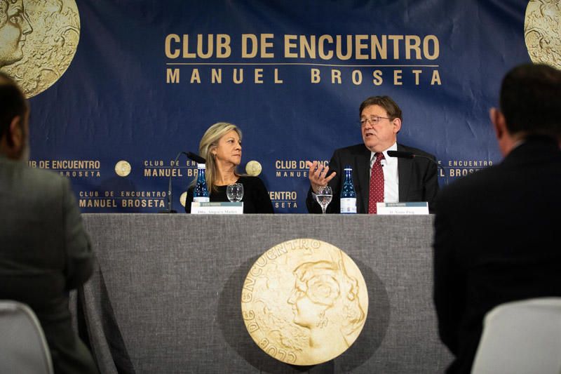 Conferencia de Ximo Puig en el Club de Encuentro Manuel Broseta