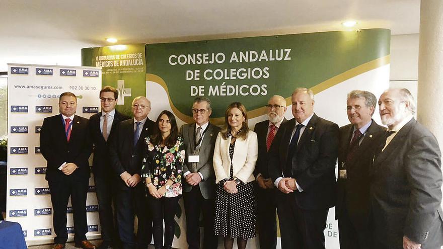 Murillo (4i), en las Jornadas de Colegios de Médicos de Andalucía.