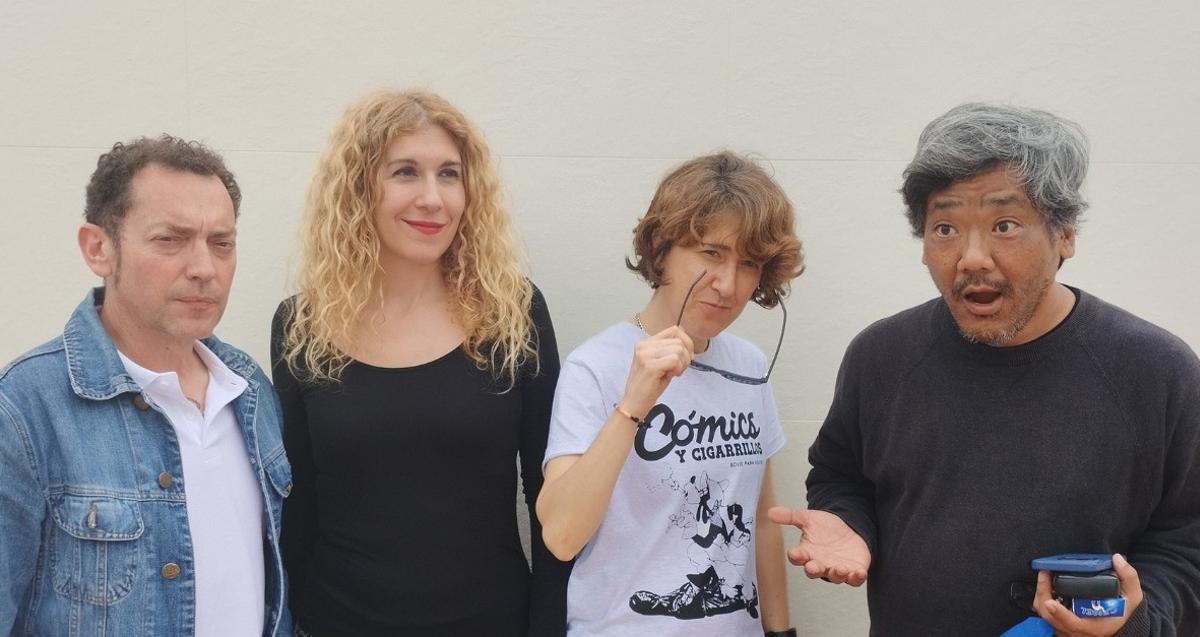 Los miembros de El Otro Paraíso Jose Salinas, Marian Sanz, Pilar Aparisi  y Taewon Choe.