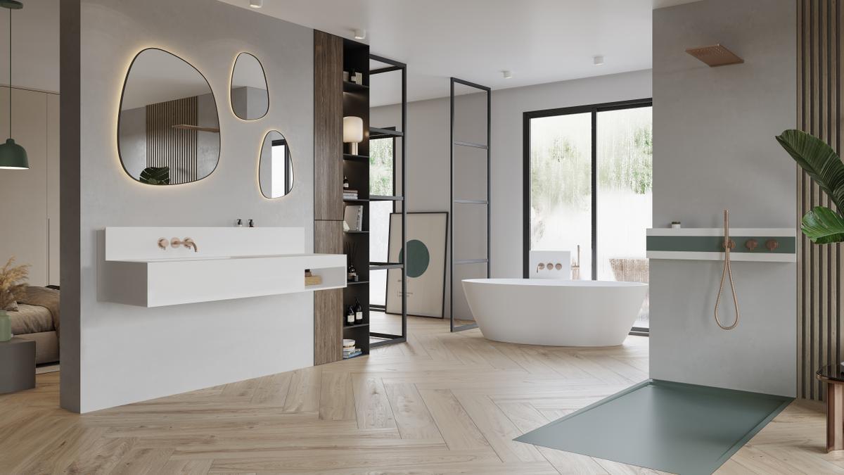 El baño integrado en la habitación es una de las tendencias a seguir por la marca.
