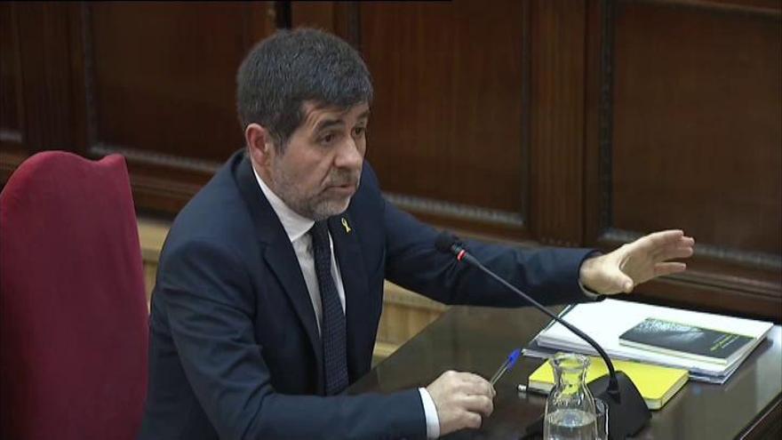 Juicio del &#039;procés&#039; | Jordi Sànchez apela al derecho a la pasividad y a la &quot;resistencia no violenta&quot;