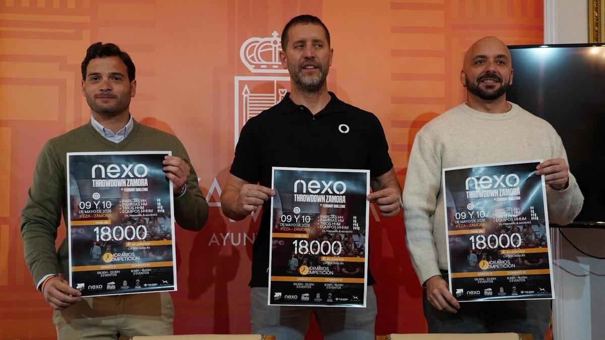 Presentación del Nexo Throwdown by February Challenge, este miércoles en el Ayuntamiento. | J. L. F.