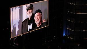 El director Rob Reiner y el actor Billy Crystal en los premios Oscar 2026