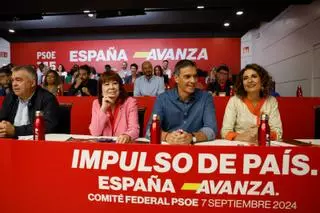 EN IMÁGENES | Reunión de Sánchez con sus barones en el Comité Federal del PSOE