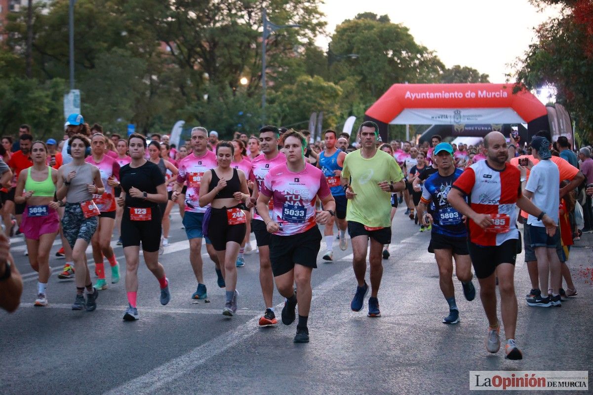 Las mejores imágenes de la carrera nocturna de Murcia