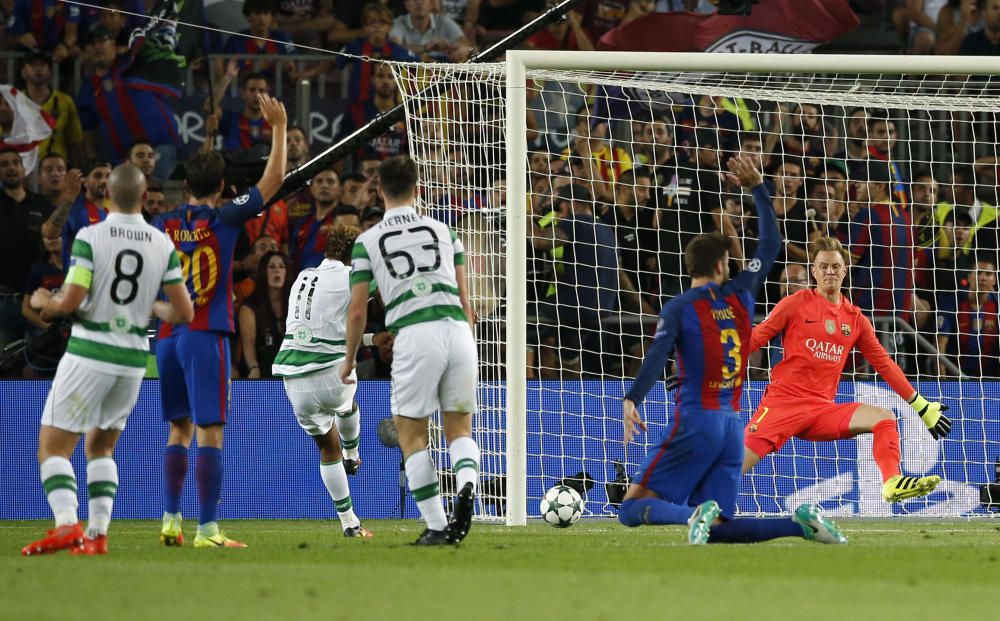 El Barça goleja el Celtic al Camp Nou