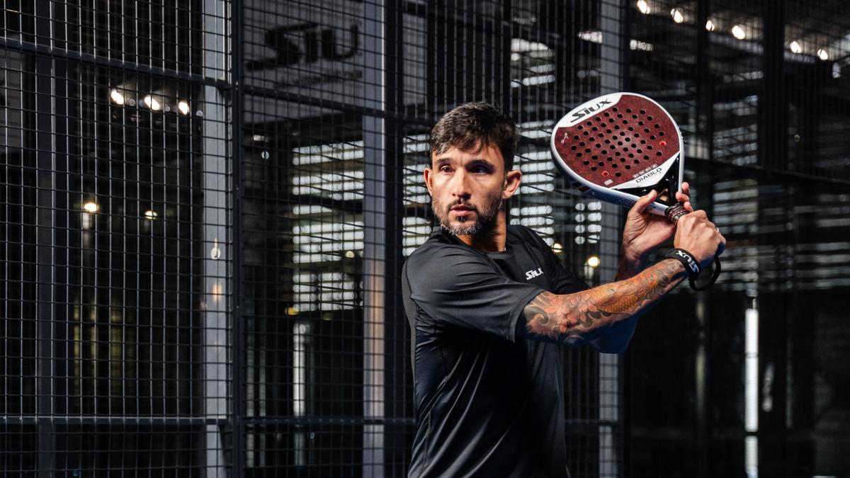 Sanyo con su nueva pala Siux Diablo Revolution Sanyo Pro 3