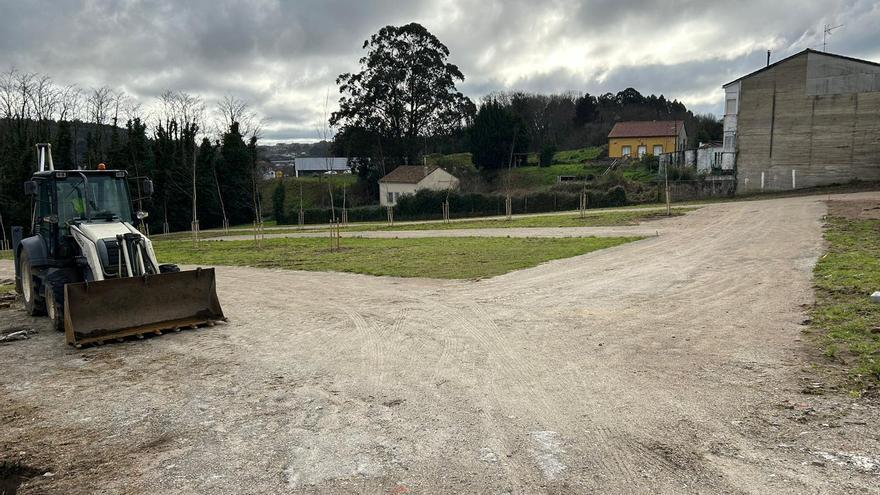 Todo a punto para la apertura del parking provisional por las obras del Centro de Protonterapia de Galicia