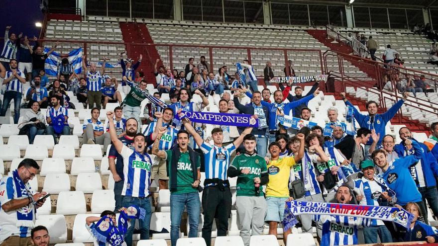 Un centenar de deportivistas en las gradas del Belmonte
