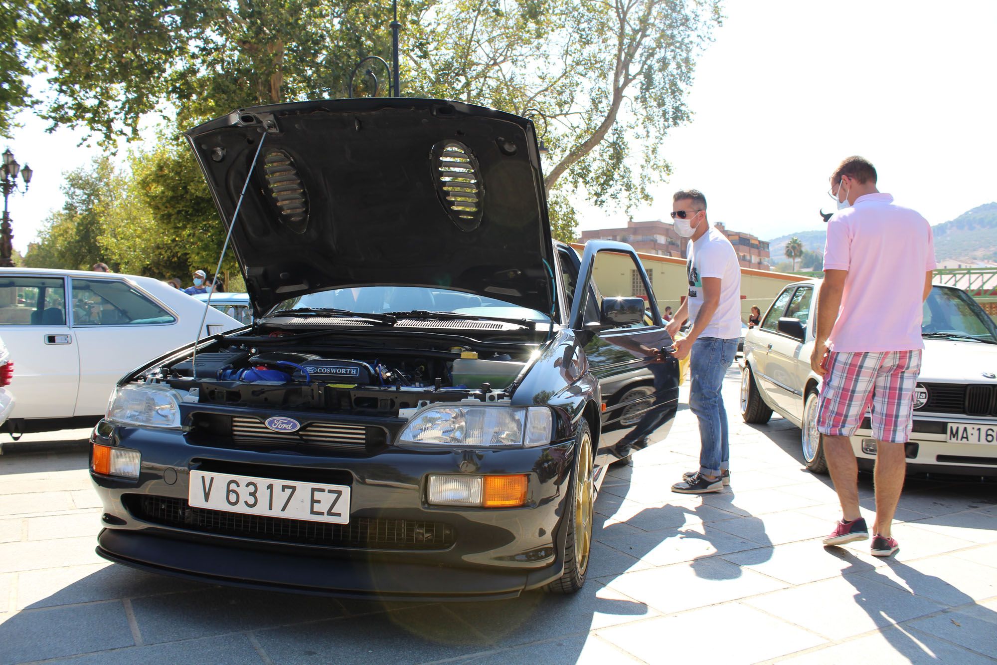 Concentración de coches clásicos en Antequera