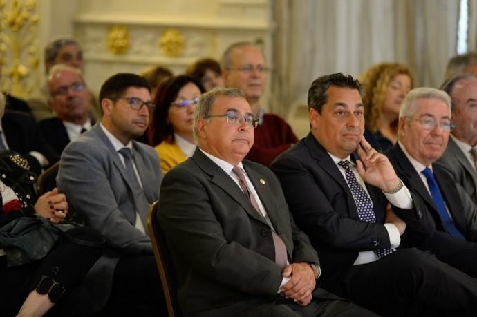 Las Palmas de Gran Canaria. Los cuatro Rectores de la ULPGC, protagonistas del coloquio ?Pasado, presente y futuro de la ULPGC?  | 22/05/2019 | Fotógrafo: José Carlos Guerra