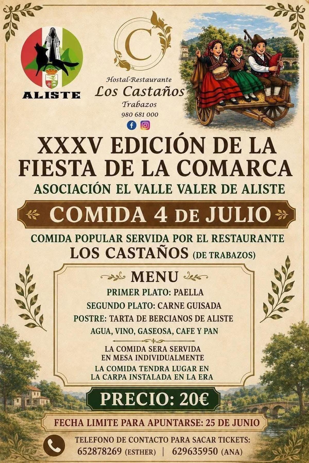 Cartel Día de la Comarca