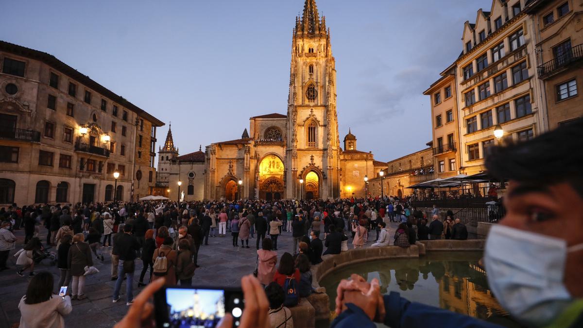 Concierto de Barber en la plaza de la Catedral