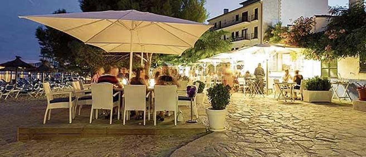 Imagen de la terraza del Moll de PollenÃ§a que ha sido objeto de la demanda ahora archivada.