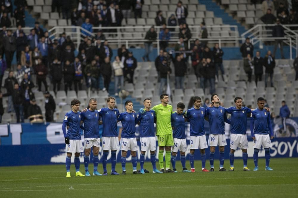 El partido entre el Real Oviedo y el Rayo Vallecano, en imágenes